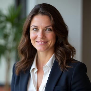 Professional headshot of Dr. Aoife O'Connell, a friendly and professional woman.