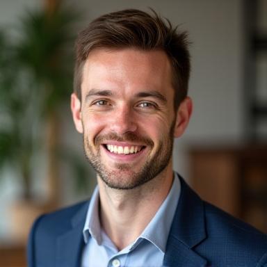Professional headshot of Cian Murphy, a warm and approachable man.